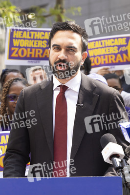 Wahlkampf vom Zohran Mamdani in New York