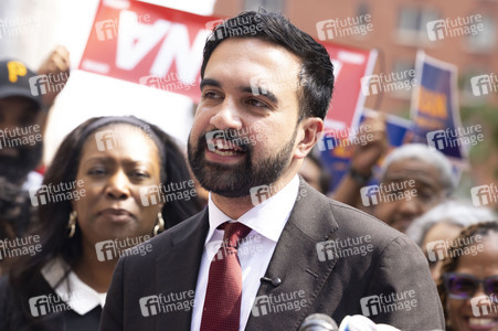 Wahlkampf vom Zohran Mamdani in New York