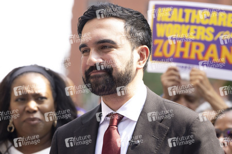 Wahlkampf vom Zohran Mamdani in New York