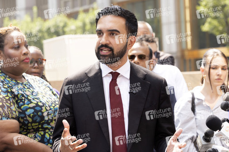 Wahlkampf vom Zohran Mamdani in New York