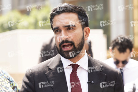 Wahlkampf vom Zohran Mamdani in New York