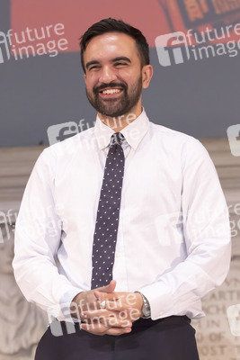 Wahlkampf vom Zohran Mamdani in New York