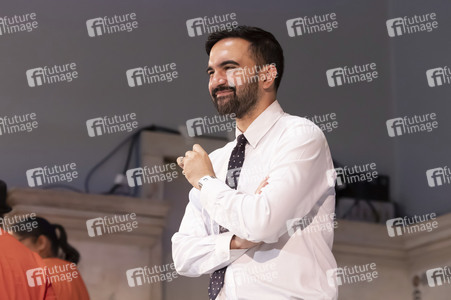 Wahlkampf vom Zohran Mamdani in New York