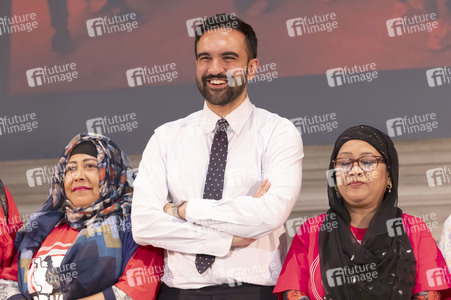 Wahlkampf vom Zohran Mamdani in New York