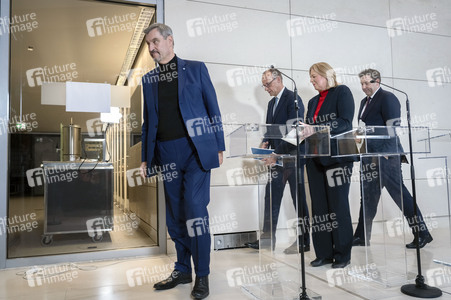 Pressekonferenz des Koalitionsausschusses in Berlin