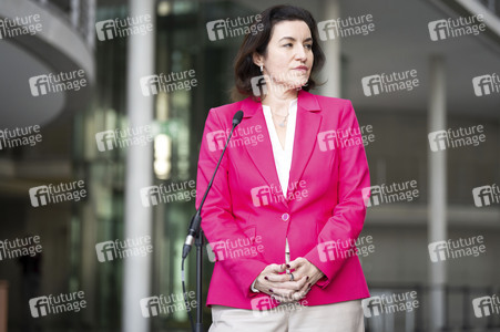 Pressekonferenz zur Weltraumsicherheitsstrategie der Bundesregierung in Berlin