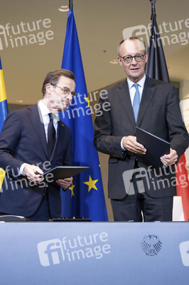 Unterzeichnung der deutsch-schwedischen Innovationspartnerschaft in Berlin