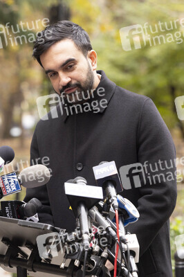 Pressekonferenz mit Zohran Mamdani in New York
