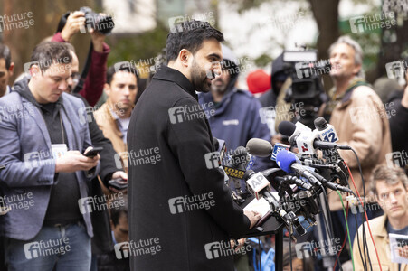 Pressekonferenz mit Zohran Mamdani in New York