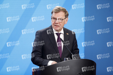 Pressekonferenz mit Johann Wadephul und Yvette Cooper in Berlin