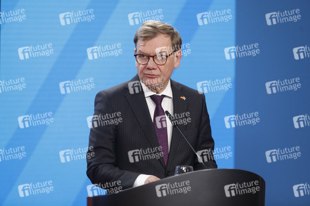 Pressekonferenz mit Johann Wadephul und Yvette Cooper in Berlin