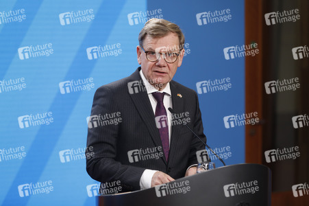 Pressekonferenz mit Johann Wadephul und Yvette Cooper in Berlin