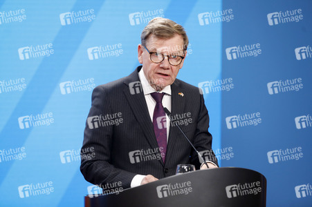 Pressekonferenz mit Johann Wadephul und Yvette Cooper in Berlin
