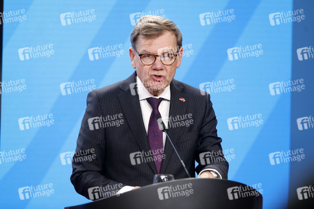 Pressekonferenz mit Johann Wadephul und Yvette Cooper in Berlin