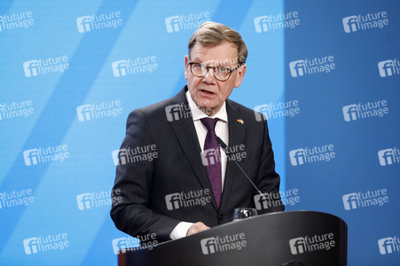Pressekonferenz mit Johann Wadephul und Yvette Cooper in Berlin