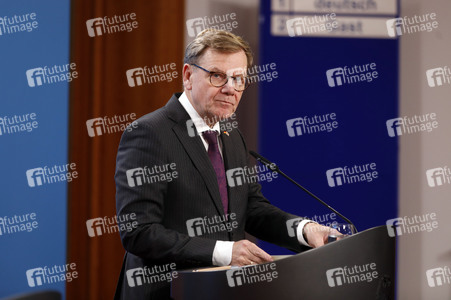 Pressekonferenz mit Johann Wadephul und Yvette Cooper in Berlin