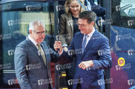 Empfang des Gouverneurs von Minnesota in Düsseldorf