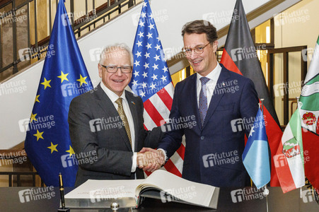 Empfang des Gouverneurs von Minnesota in Düsseldorf