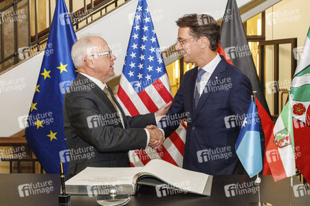 Empfang des Gouverneurs von Minnesota in Düsseldorf