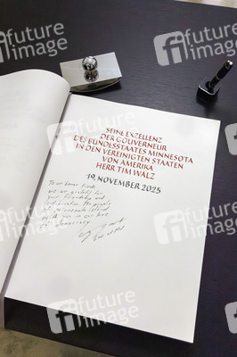 Empfang des Gouverneurs von Minnesota in Düsseldorf