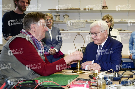 Besuch von Frank-Walter Steinmeier in Hoyerswerda