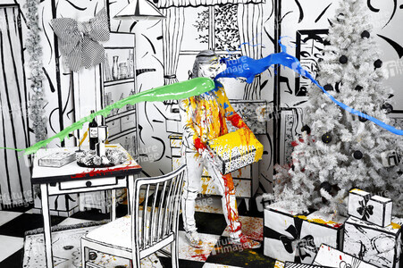 BODYART: Bunte Weihnacht / Colour Christmas Splash