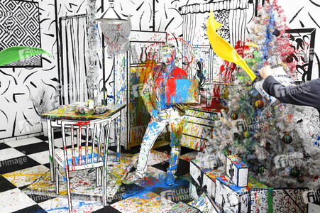 BODYART: Bunte Weihnacht / Colour Christmas Splash