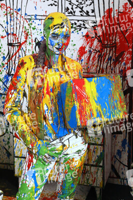 BODYART: Bunte Weihnacht / Colour Christmas Splash