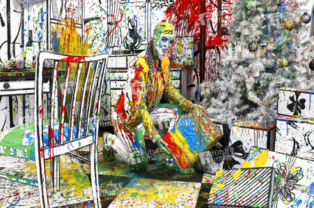 BODYART: Bunte Weihnacht / Colour Christmas Splash