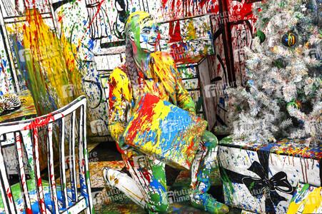 BODYART: Bunte Weihnacht / Colour Christmas Splash