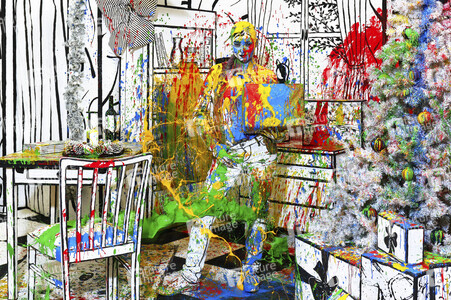 BODYART: Bunte Weihnacht / Colour Christmas Splash