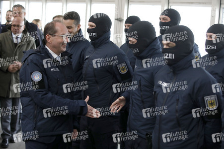 Indienststellung der Drohnenabwehreinheit der Bundespolizei in Ahrensfelde