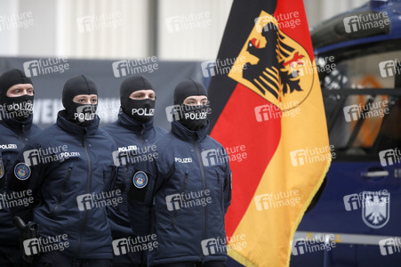 Indienststellung der Drohnenabwehreinheit der Bundespolizei in Ahrensfelde