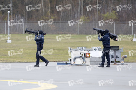 Indienststellung der Drohnenabwehreinheit der Bundespolizei in Ahrensfelde