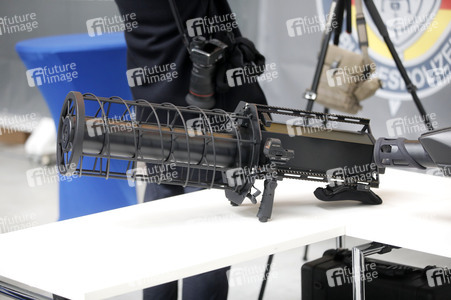 Indienststellung der Drohnenabwehreinheit der Bundespolizei in Ahrensfelde