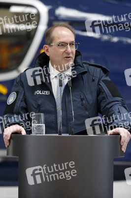 Indienststellung der Drohnenabwehreinheit der Bundespolizei in Ahrensfelde