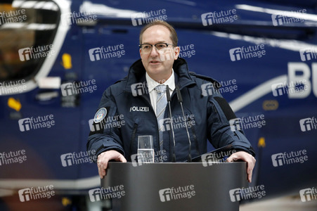 Indienststellung der Drohnenabwehreinheit der Bundespolizei in Ahrensfelde