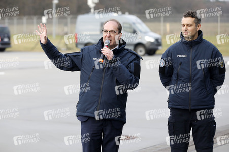 Indienststellung der Drohnenabwehreinheit der Bundespolizei in Ahrensfelde