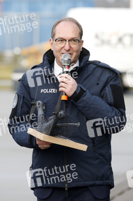 Indienststellung der Drohnenabwehreinheit der Bundespolizei in Ahrensfelde