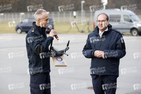Indienststellung der Drohnenabwehreinheit der Bundespolizei in Ahrensfelde
