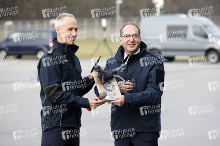 Indienststellung der Drohnenabwehreinheit der Bundespolizei in Ahrensfelde