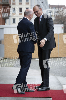 Antrittsbesuch von Bundeskanzler Friedrich Merz im Roten Rathaus in Berlin