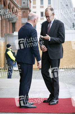 Antrittsbesuch von Bundeskanzler Friedrich Merz im Roten Rathaus in Berlin