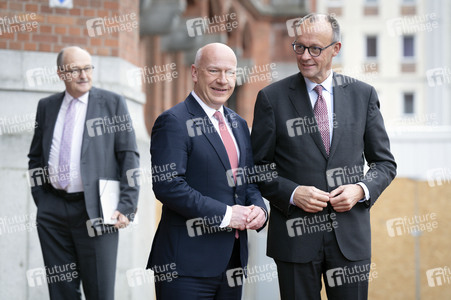 Antrittsbesuch von Bundeskanzler Friedrich Merz im Roten Rathaus in Berlin