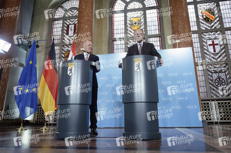 Antrittsbesuch von Bundeskanzler Friedrich Merz im Roten Rathaus in Berlin