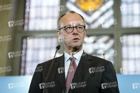 Antrittsbesuch von Bundeskanzler Friedrich Merz im Roten Rathaus in Berlin
