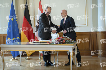Antrittsbesuch von Bundeskanzler Friedrich Merz im Roten Rathaus in Berlin
