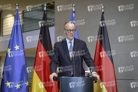 Pressestatement von Friedrich Merz in Berlin