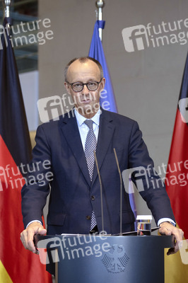 Pressestatement von Friedrich Merz in Berlin