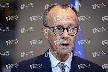 Pressestatement von Friedrich Merz in Berlin